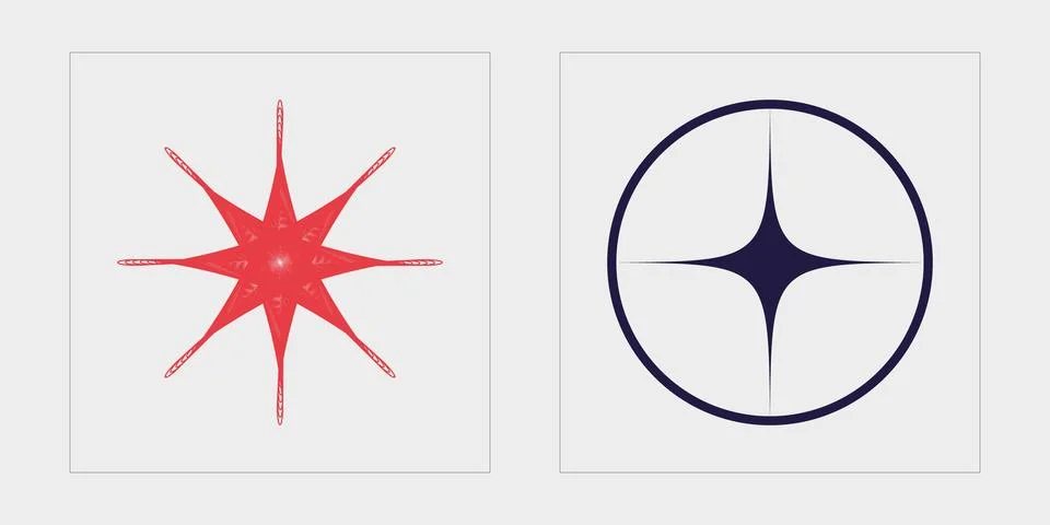 Collection of Y2K elements. Rave psychedelic retro futuristic set. Templates for 스톡 일러스트