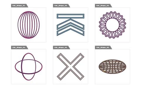 Collection of Y2K elements. Retro futuristic graphic ornaments. Objects in y2k Stock Illustration