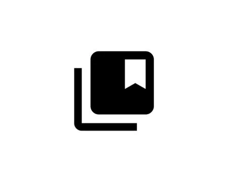 Collections bookmark icon. Vector on isolated white background. EPS 10 Stock Illustration