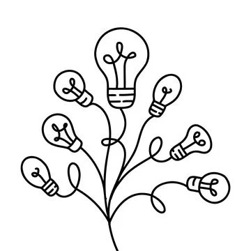 Collective intelligence or idea concept Stock Illustration