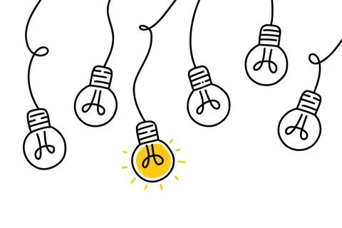 Collective intelligence or idea concept Stock Illustration