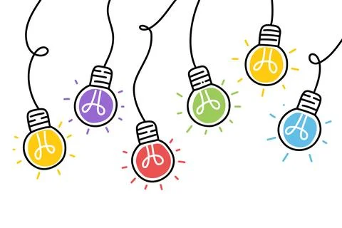 Collective intelligence or idea concept Stock Illustration