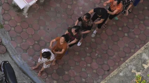 Collective massage in Hanoi Stock-Footage 75888317