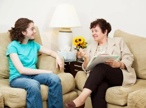 College Admissions Interview Stock Photos
