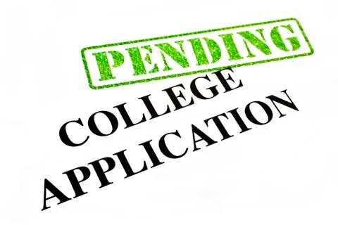 College Application Pending Stock Photos