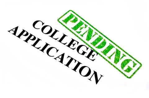 College Application Pending Stock Photos