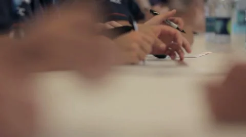 College Baseball Signing Stock Footage 7899439
