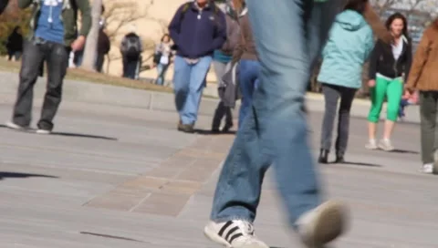 College campus 2880 Stock Footage