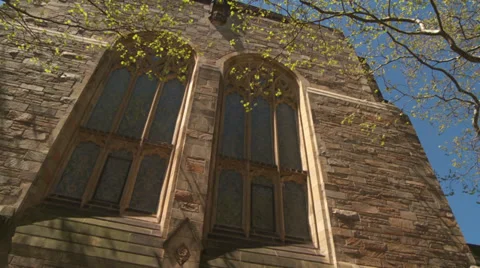 College campus building Stock Footage 34621249