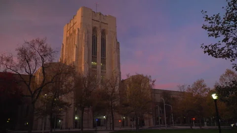 College campus building. Stock Footage 254198067