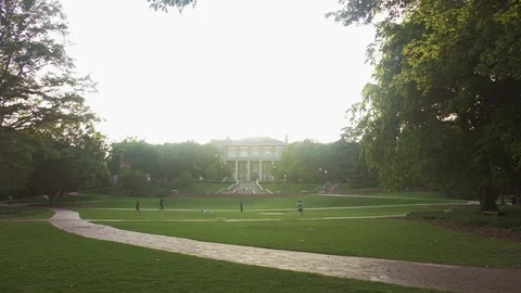 College Campus Stock Footage 75740110