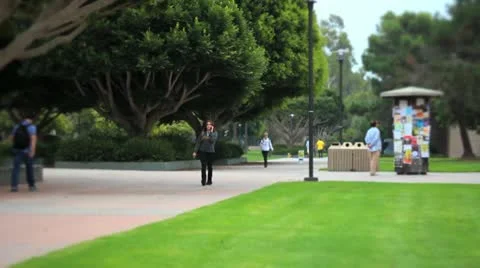 College Campus Time-lapse 스톡 동영상 10910597