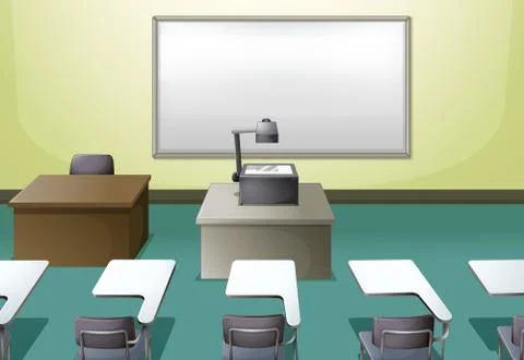 College classroom Stock Illustration