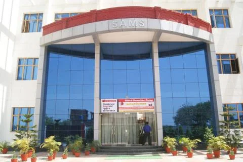 College front view Stock Photos