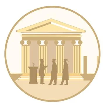 College Illustrazione stock