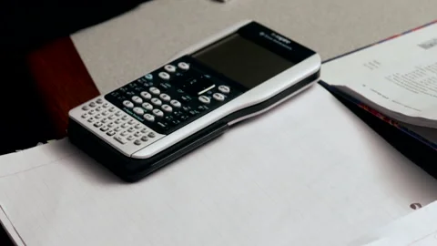 College Kid Calculus Stock Footage 134304863