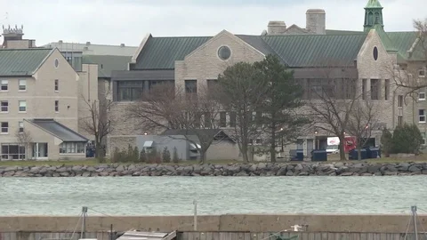 The College in Kingston Video stock 79537372