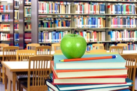 College library Foto stock