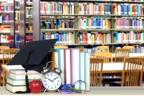 College library Stock Photos