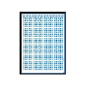 College notebook line page pixel art vector illustration Stock Illustration
