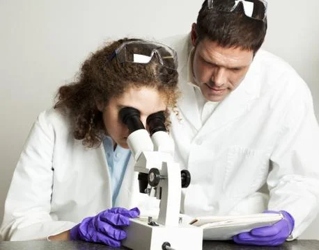 College Science Lab Stock Photos