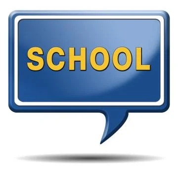 College sign Stock Illustration