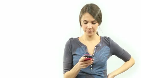 College student texting Video stock 10716545