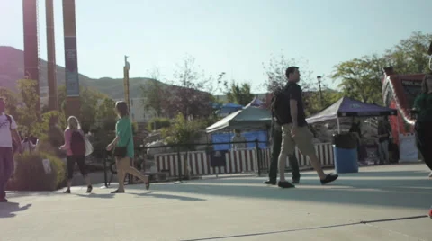 College student walking to class Stock-Footage 41349429