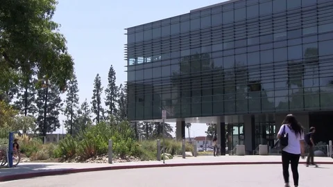 College students walking to class Video stock 79776449