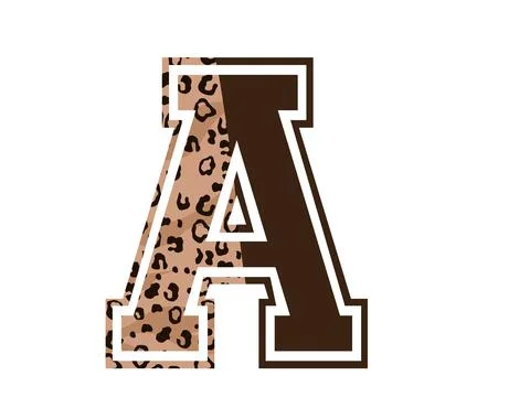 A collegiate varsity monogram illustration featuring letter a monogram with s Stock Illustration
