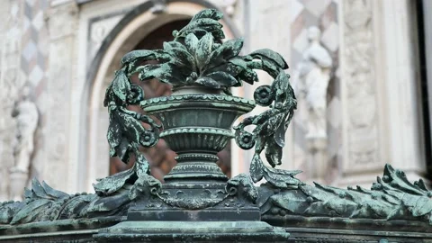 Colleoni chapel decoration Stock Footage 132102383