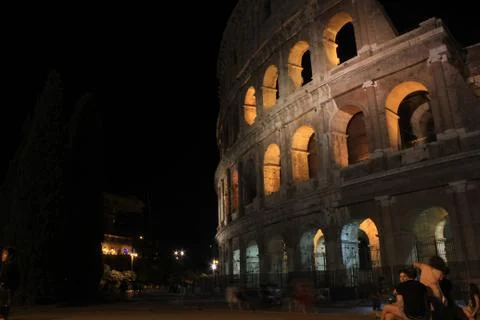 Collesium Night View Stock Photos