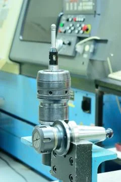 Collet CNC Machine Stock Photos