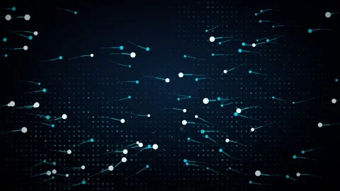 Colliding particle streams with particles converging stream fields cyber 動画素材 339322364