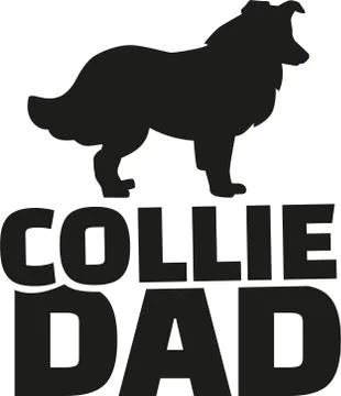 Collie dad Illustrazione stock