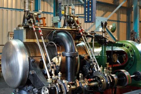 Colliery steam engine Stock Photos