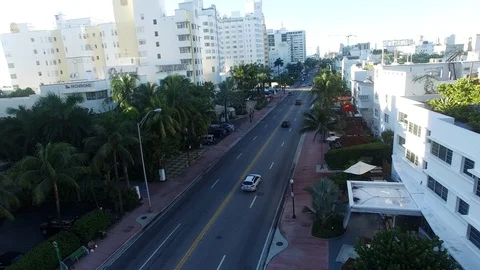 Collins Avenue Stock Footage 109324288