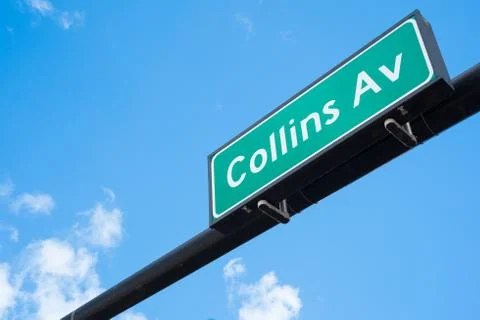 Collins avenue Stock Photos