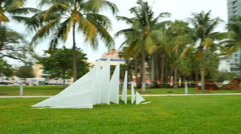Collins Park Miami Beach Vídeo Stock 58206074