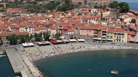 Collioure Beach Stock-Footage 331874526