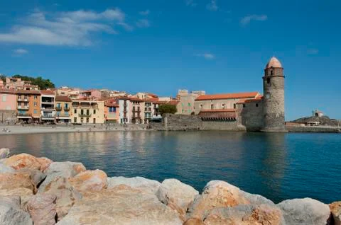 Collioure Foto stock