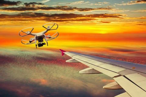 Collision course Stock Photos