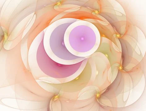 The collision of elementary particles. Interaction of physical particles. The Stock Illustration