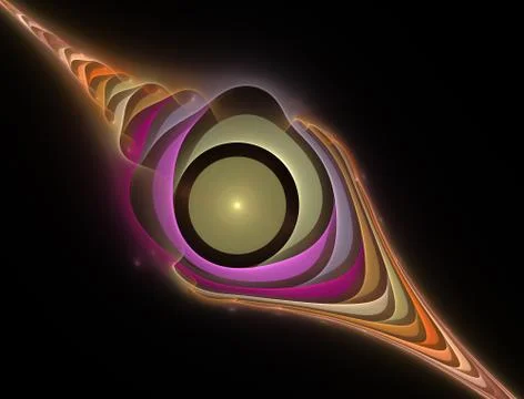 The collision of elementary particles. Interaction of physical particles. The Stock Illustration