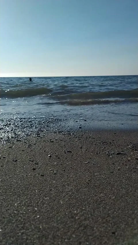 The collision image of the waves in the sea Stock Footage 137668640