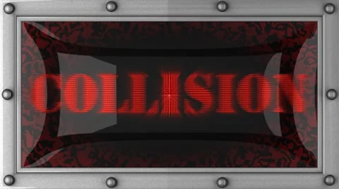 Collision on led Stock Footage 8685384