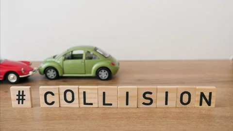 Collision or car crash concept Video stock 197804155