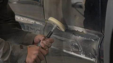 Collision Repair Work Stock Footage 847319