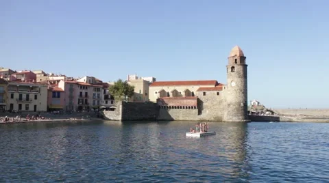 Colliure village Stock Footage 55046948