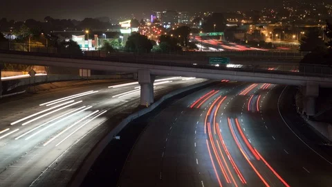 Colma Freeway Timelapse Vidéo 98701562